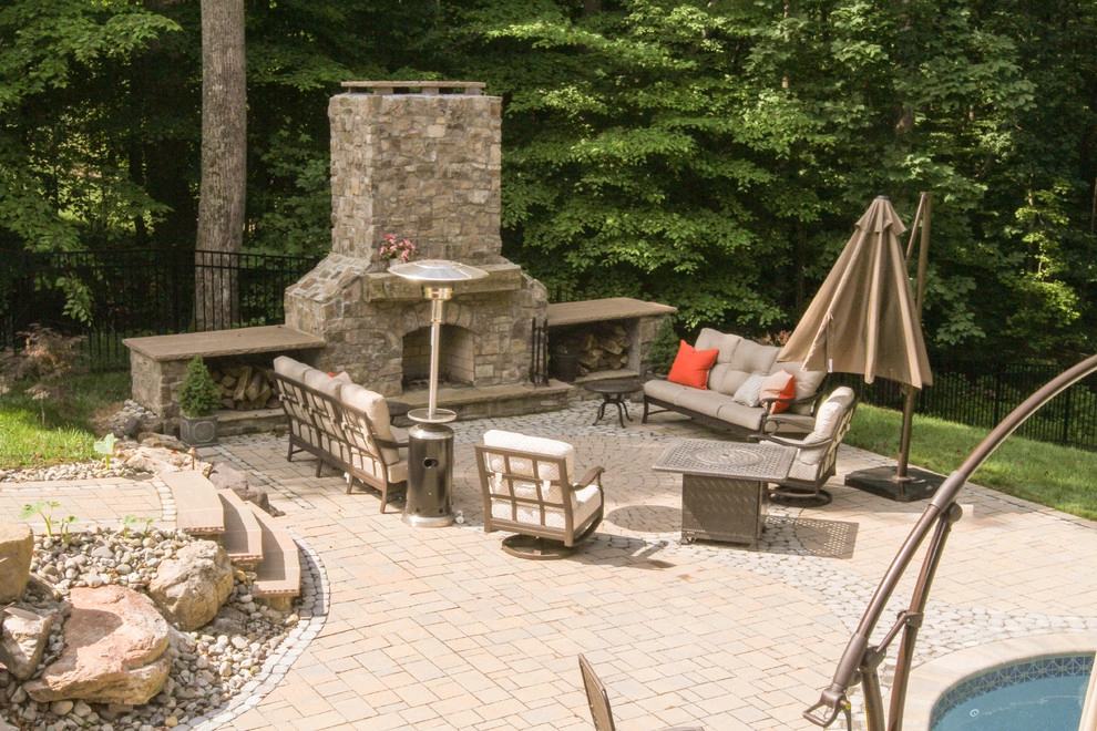 Pool, Patio, Outdoor Living Space with Shower by Ayers Hardscapes & Landscapes LLC - Photo 37