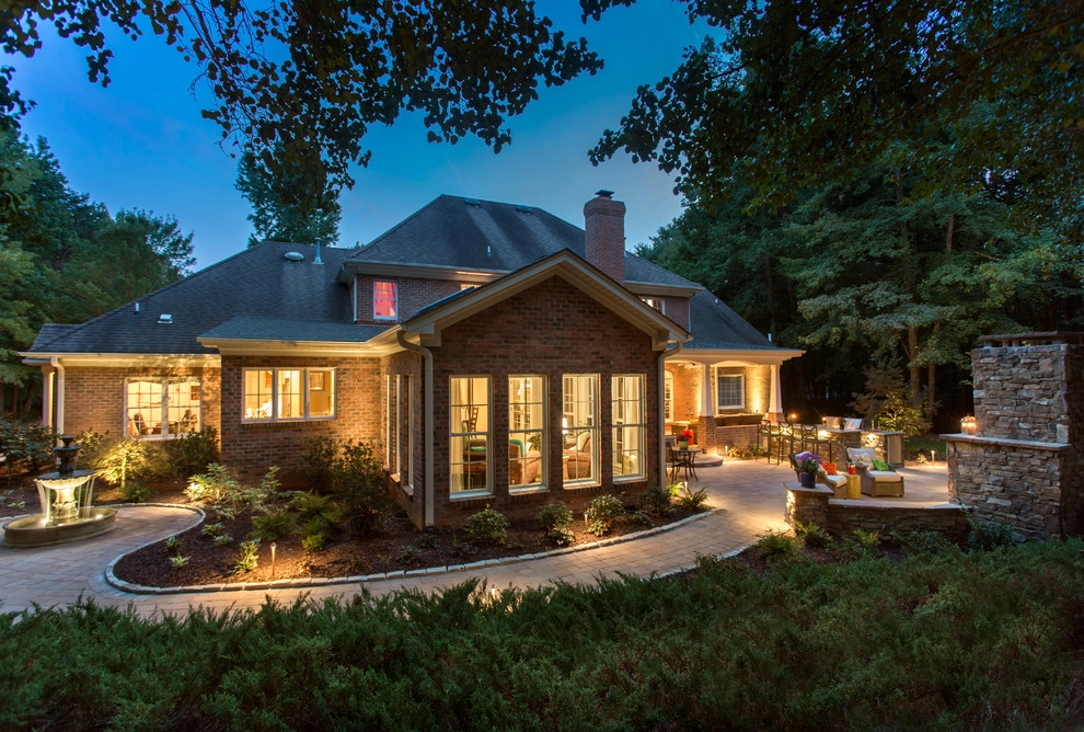 Outdoor Fireplace with grill island and bar by Ayers Hardscapes & Landscapes LLC - Photo 15