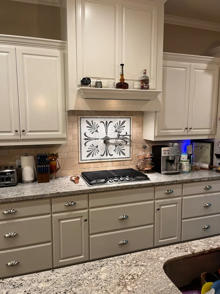 Anastasia Handmade Glass Mosaic Kitchen Backsplash by Home Improvements By King Services - Photo 2