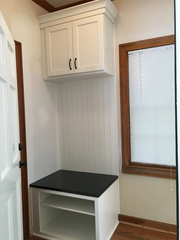 Monochrome Marietta Kitchen with Black Granite by Custom Professional Remodeling, Inc - Photo 8