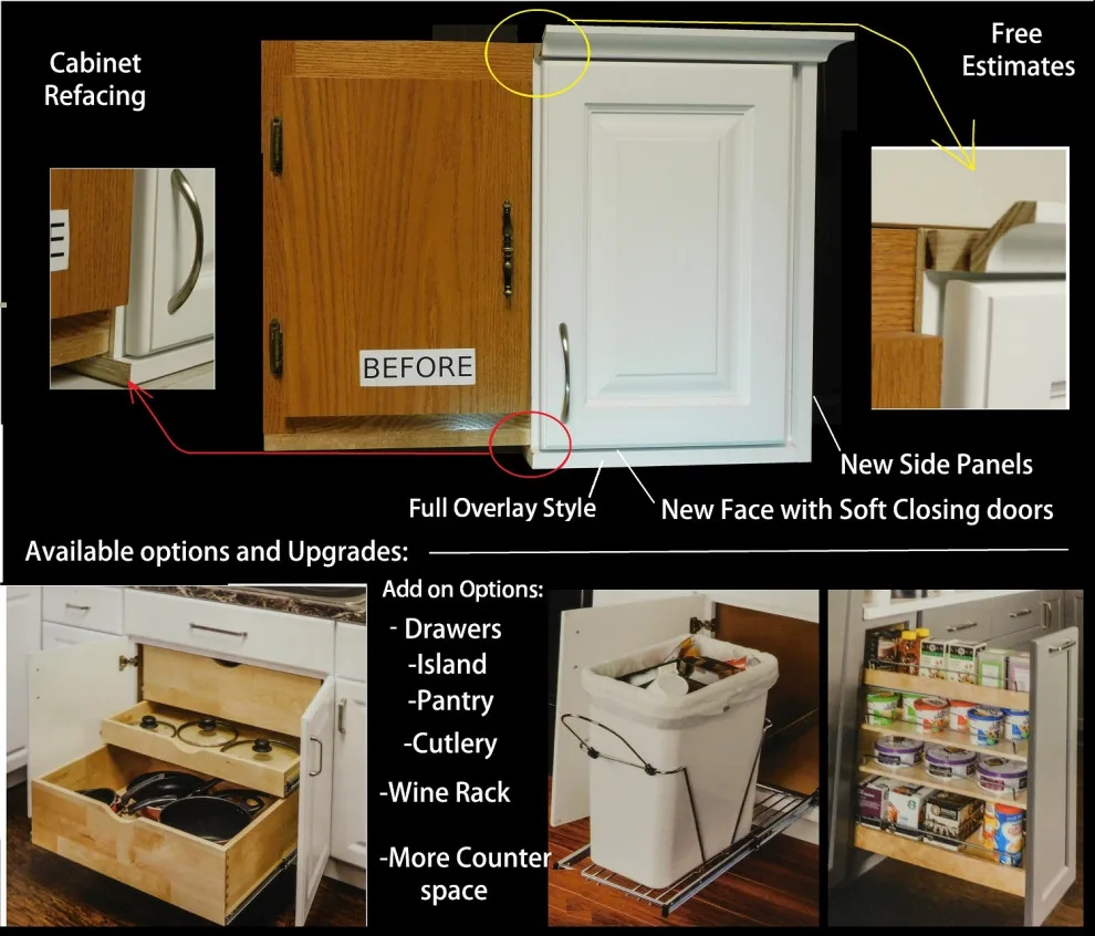 Cabinet Refacing for Kitchens by Delta Cabinets Of New Orleans - Photo 10