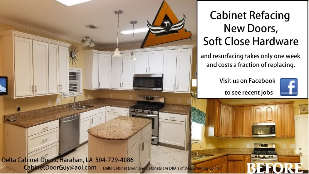 Cabinet Refacing for Kitchens by Delta Cabinets Of New Orleans - Photo 9