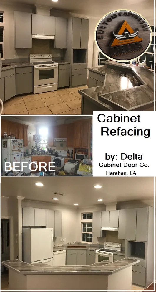 Cabinet Refacing for Kitchens by Delta Cabinets Of New Orleans - Photo 6