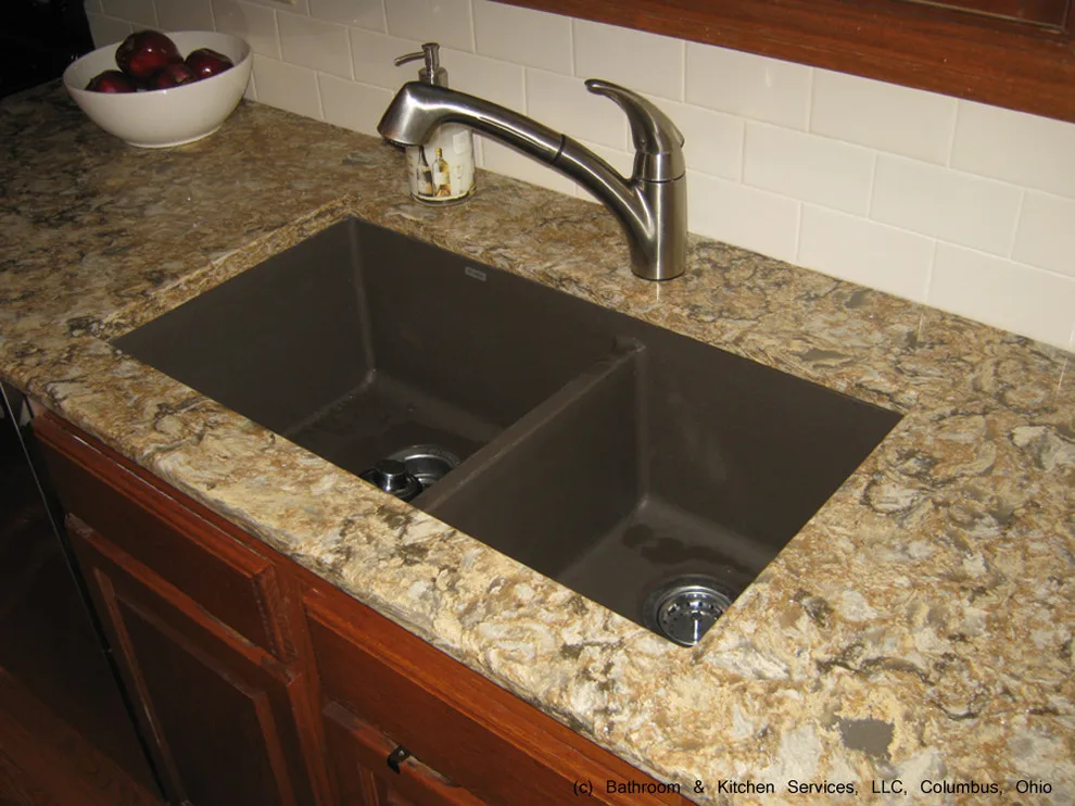 Upgrade of kitchen countertop backsplash by Bathroom And Kitchen Services, LLC - Photo 3