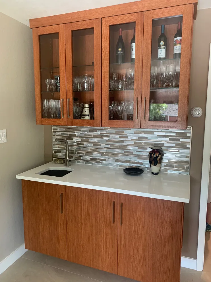 Contemporary Rift Oak Cabinetry by Enchantment Design & Remodeling, LLC - Photo 2