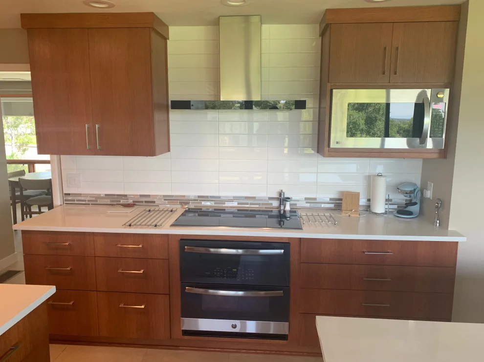 Contemporary Rift Oak Cabinetry by Enchantment Design & Remodeling, LLC - Photo 4