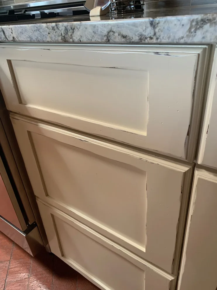 Faded White Cabinets by Enchantment Design & Remodeling, LLC - Photo 4