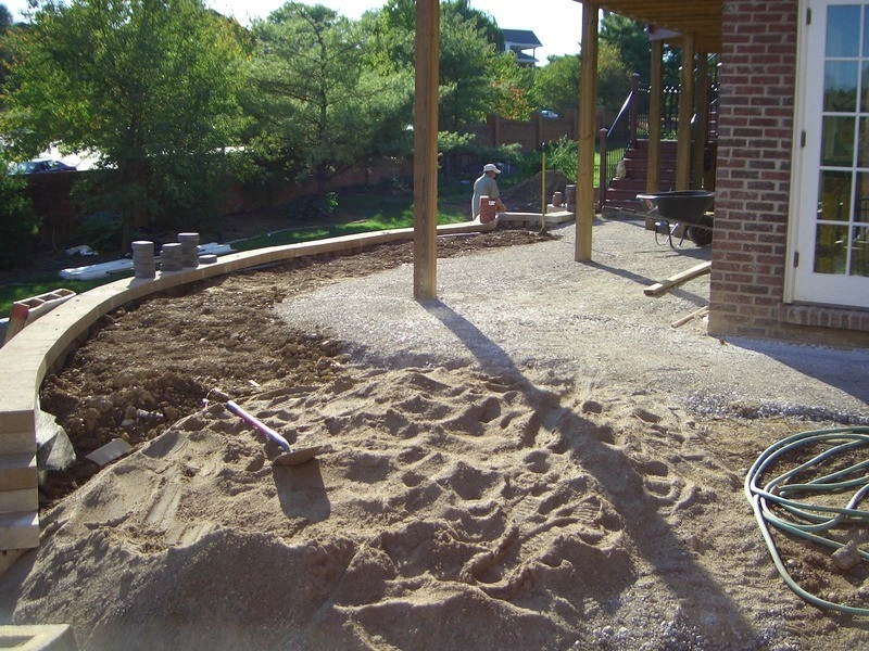 Patio Under Deck w/ Retaining Wall and Steps by Executive Landscape Services, LLC - Photo 7