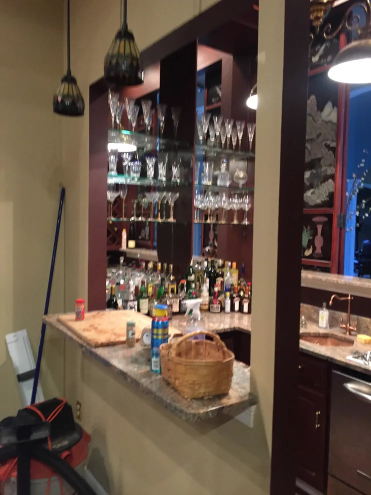Dark Wood Cabinet Kitchen Renovation by Northshore Renovations - Photo 6