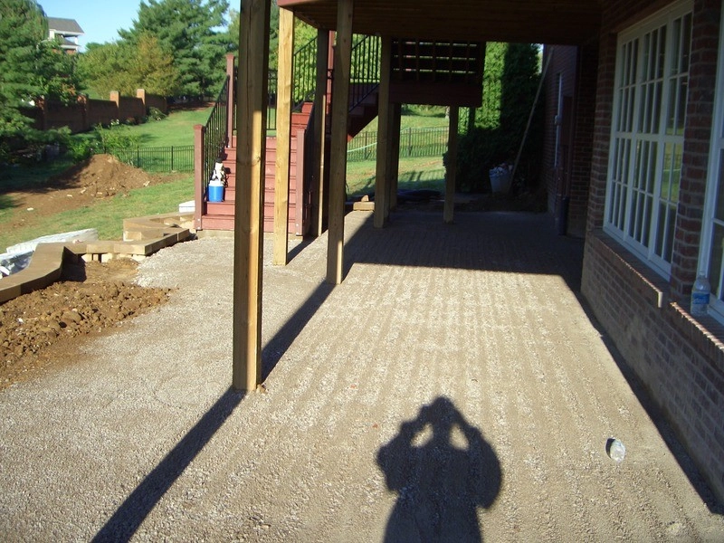 Patio Under Deck w/ Retaining Wall and Steps by Executive Landscape Services, LLC - Photo 6