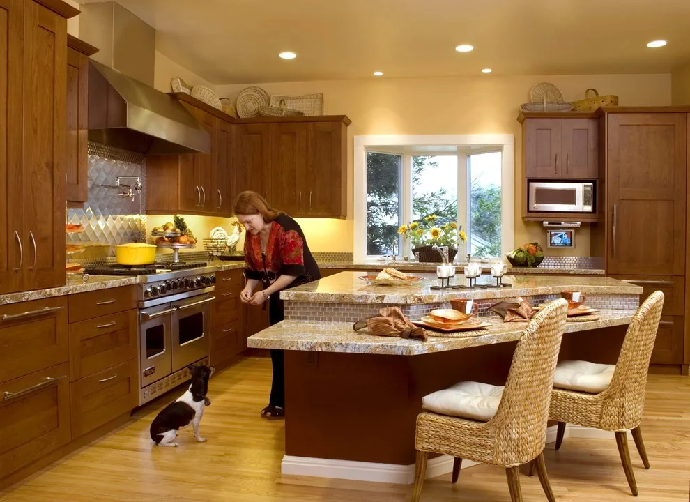 Cherry Kitchen Renovation by Custom Kitchens By John Wilkins, Inc. - Photo 3