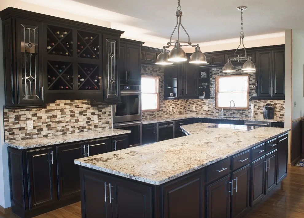 Elegant Ebony Kitchen by JM Construction - Photo 2