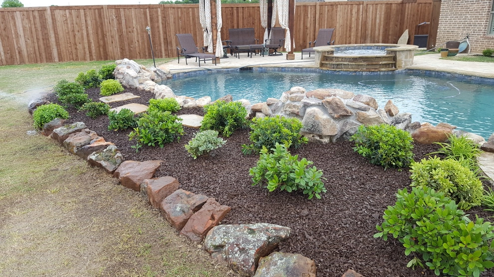 Boulder Flower Bed 1 by Be Green Texas Lawn Care - Photo 2