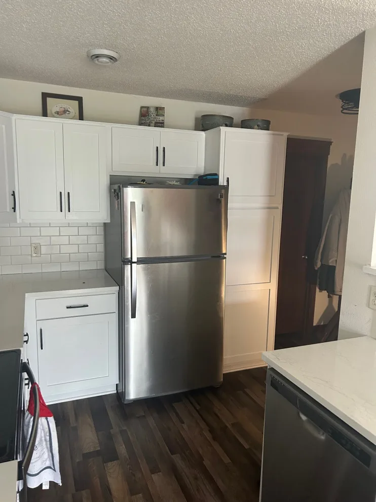 Kitchen Renovation with White Refaced Cabinets and Quartz Countertops by Kitchen Solvers Of Eau Claire - Photo 3