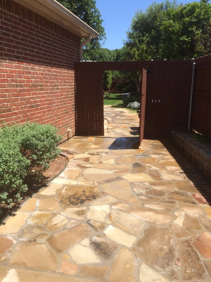 Flagstone Work by Be Green Texas Lawn Care - Photo 28