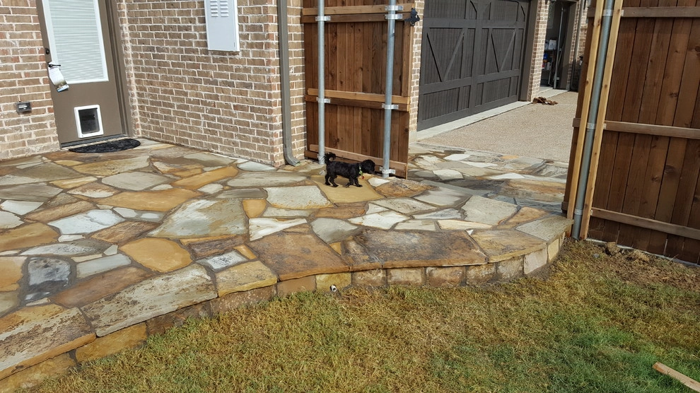 Flagstone Work by Be Green Texas Lawn Care - Photo 35