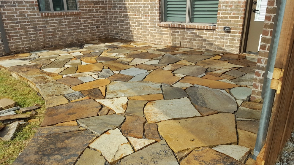 Flagstone Work by Be Green Texas Lawn Care - Photo 36