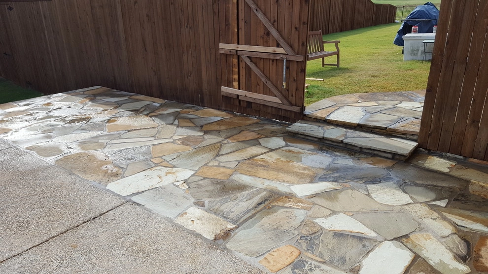 Flagstone Work by Be Green Texas Lawn Care - Photo 25