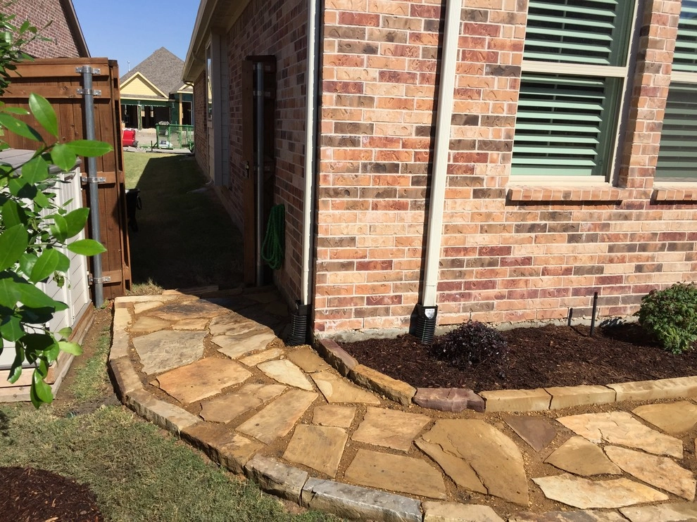 Flagstone Work by Be Green Texas Lawn Care - Photo 19