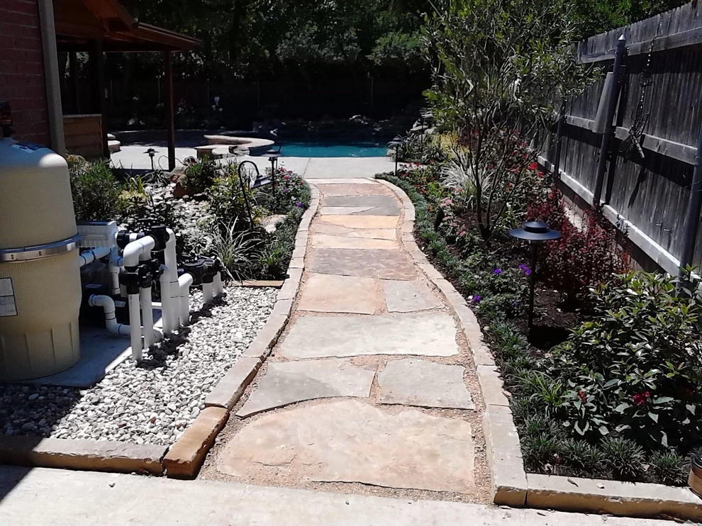 Flagstone Work by Be Green Texas Lawn Care - Photo 14