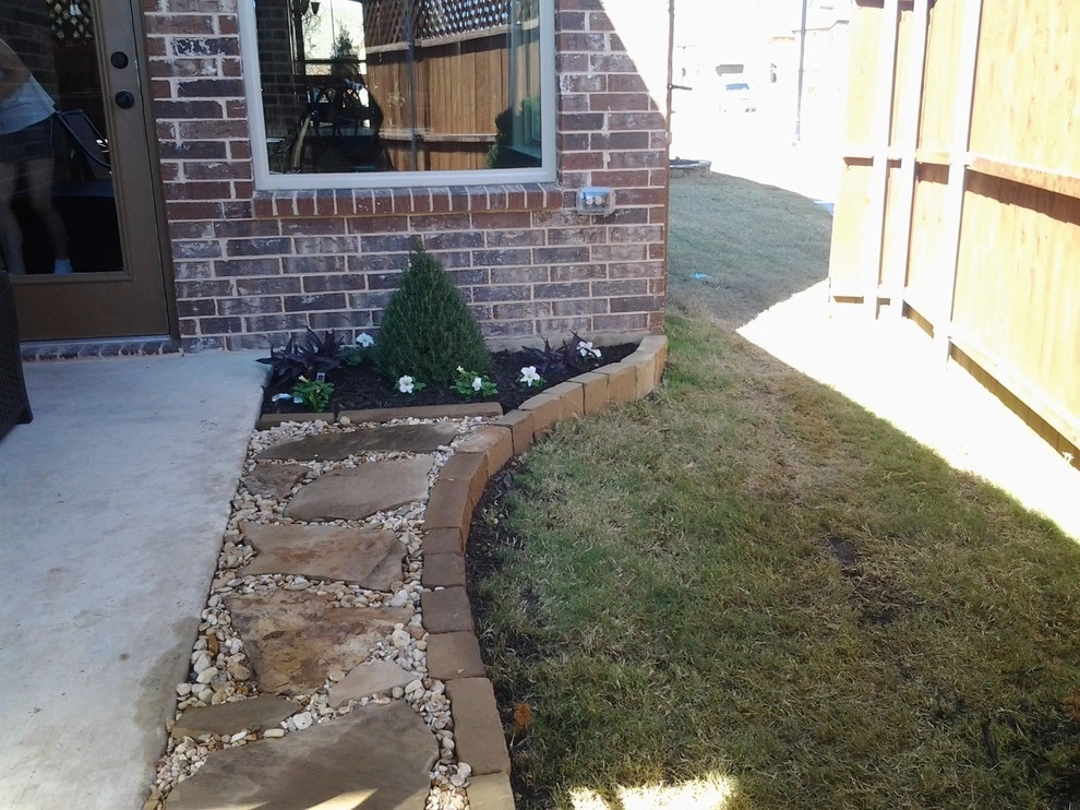 Drystack Retaining Wall for Flower Beds by Be Green Texas Lawn Care - Photo 7