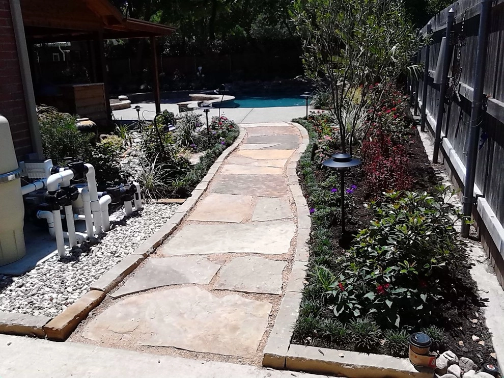 Flagstone Work by Be Green Texas Lawn Care - Photo 27