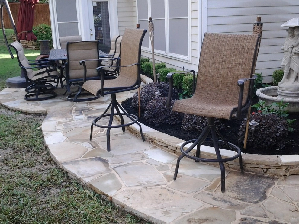 Flagstone Work by Be Green Texas Lawn Care - Photo 15