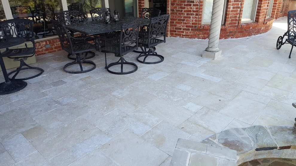 Travertine Pool Deck by Be Green Texas Lawn Care - Photo 7