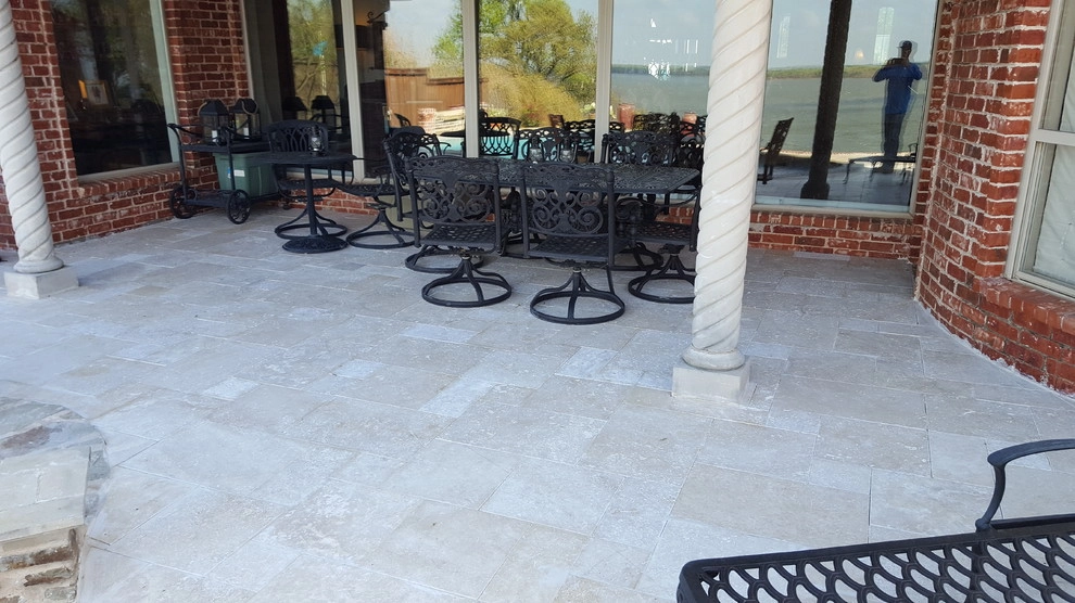 Travertine Pool Deck by Be Green Texas Lawn Care - Photo 5