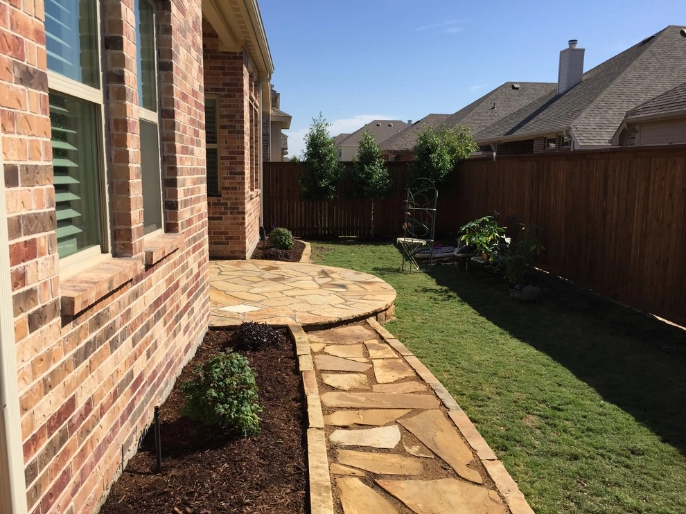 Flagstone Work by Be Green Texas Lawn Care - Photo 23