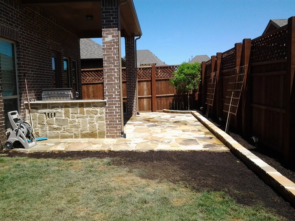 Flagstone Work by Be Green Texas Lawn Care - Photo 33