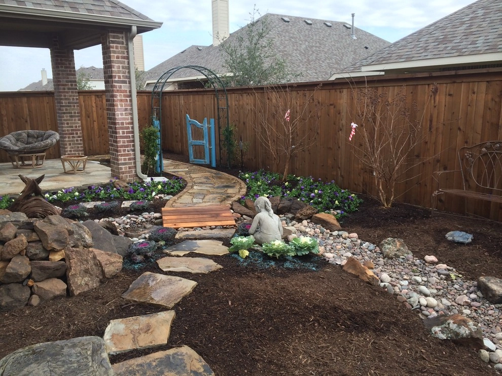 Flagstone Work by Be Green Texas Lawn Care - Photo 40