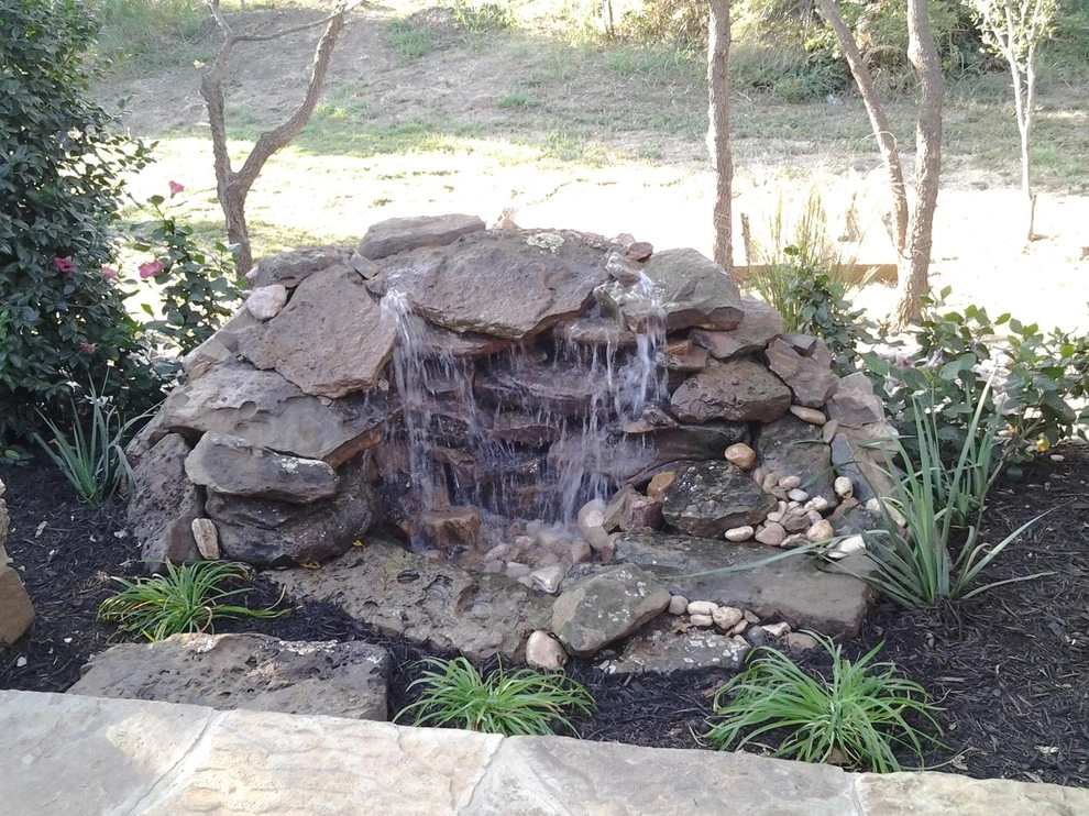 Waterfall Feature by Be Green Texas Lawn Care - Photo 2