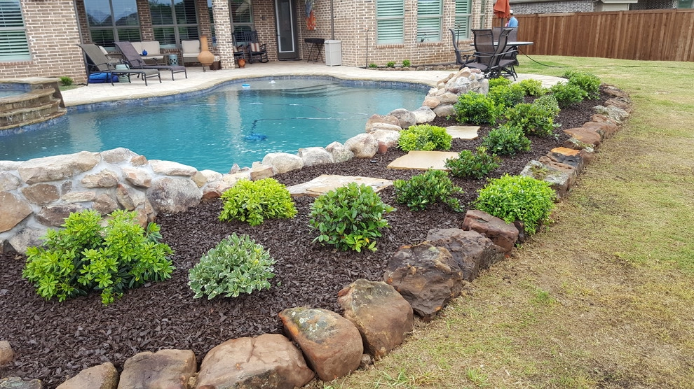 Boulder Flower Bed 1 by Be Green Texas Lawn Care - Photo 11