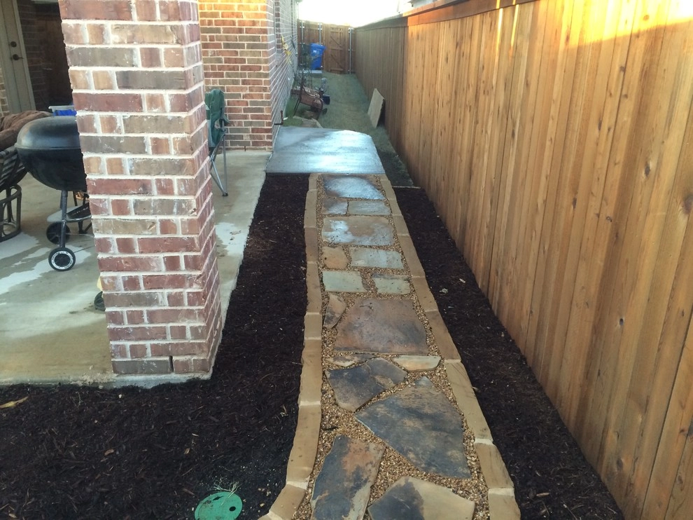 Flagstone Work by Be Green Texas Lawn Care - Photo 30