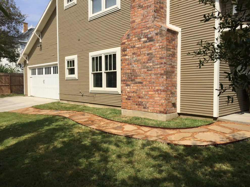 Flagstone Work by Be Green Texas Lawn Care - Photo 32