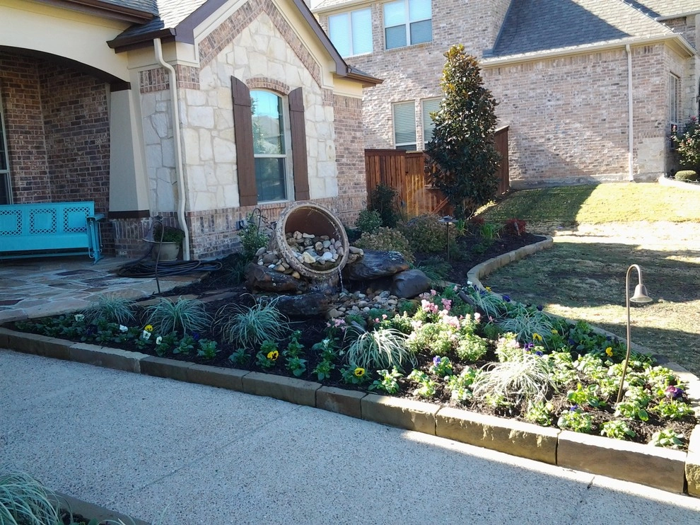 Waterfall Feature by Be Green Texas Lawn Care - Photo 3