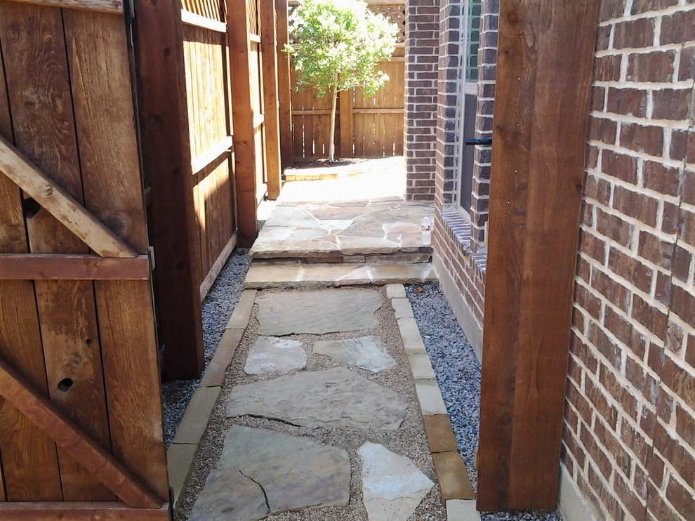 Flagstone Work by Be Green Texas Lawn Care - Photo 34