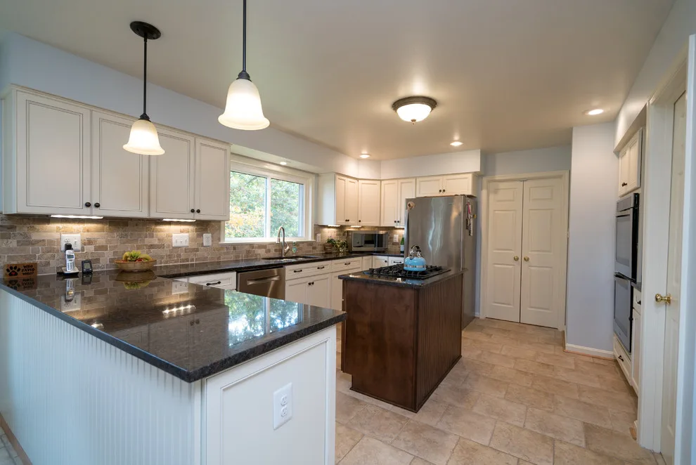 Springfield VA Kitchen Renovation with Black Quartz Countertop by Virginia Kitchen & Bath - Photo 3