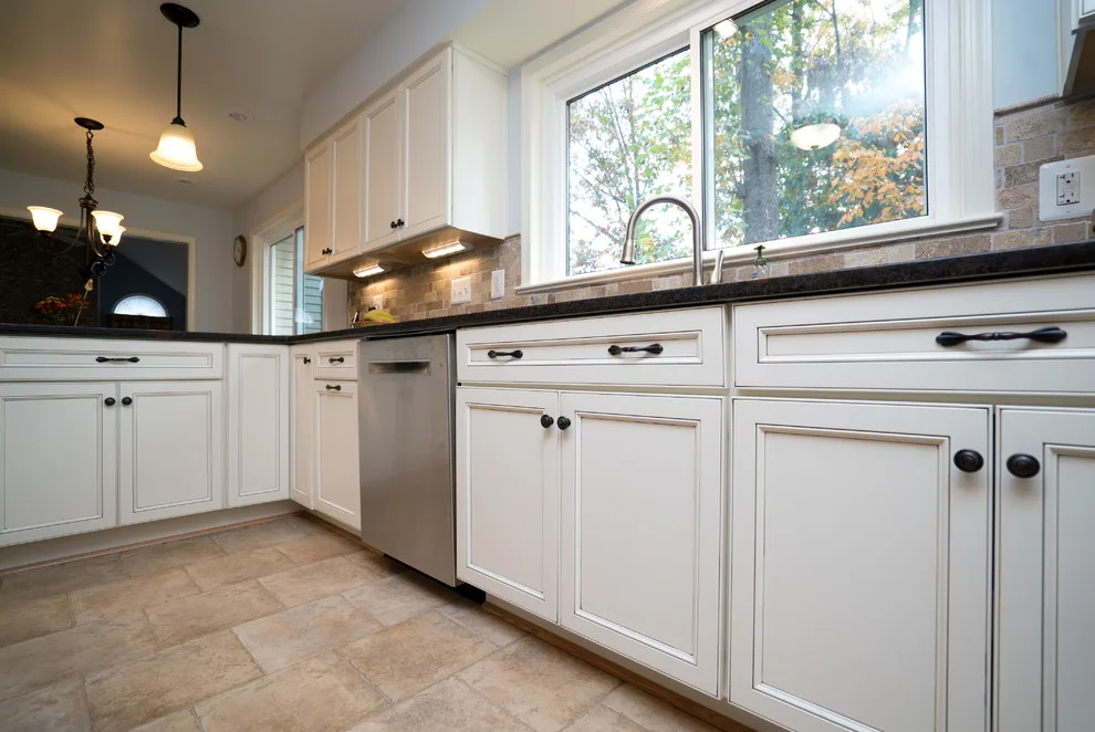 Springfield VA Kitchen Renovation with Black Quartz Countertop by Virginia Kitchen & Bath - Photo 5