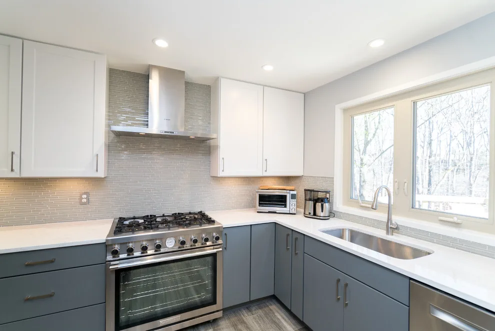 Grey Cabinet and Countertop Kitchen Makeover in Vienna VA by Virginia Kitchen & Bath - Photo 6