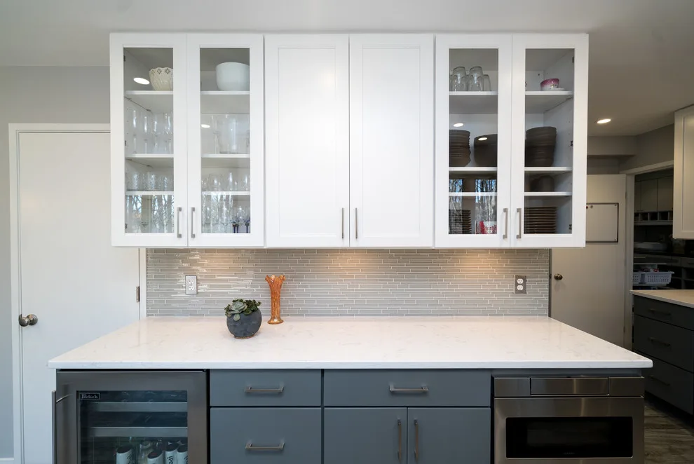 Grey Cabinet and Countertop Kitchen Makeover in Vienna VA by Virginia Kitchen & Bath - Photo 8