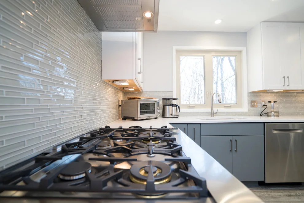 Grey Cabinet and Countertop Kitchen Makeover in Vienna VA by Virginia Kitchen & Bath - Photo 5