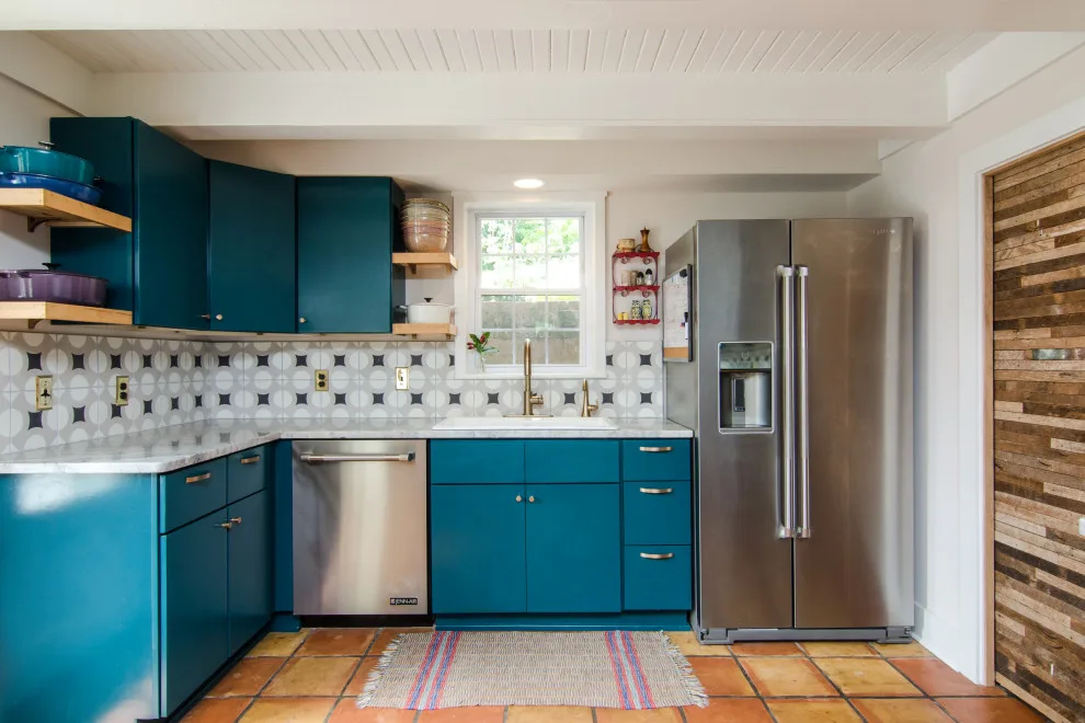 Vibrant and Daring Home Renovation by Building Company Number 7, Inc. - Photo 37