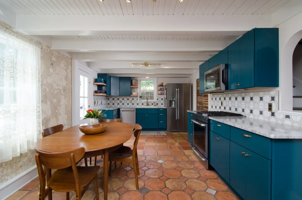 Vibrant and Daring Home Renovation by Building Company Number 7, Inc. - Photo 32