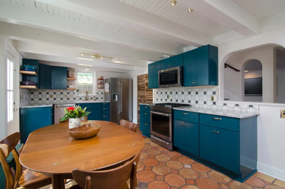 Vibrant and Daring Home Renovation by Building Company Number 7, Inc. - Photo 16