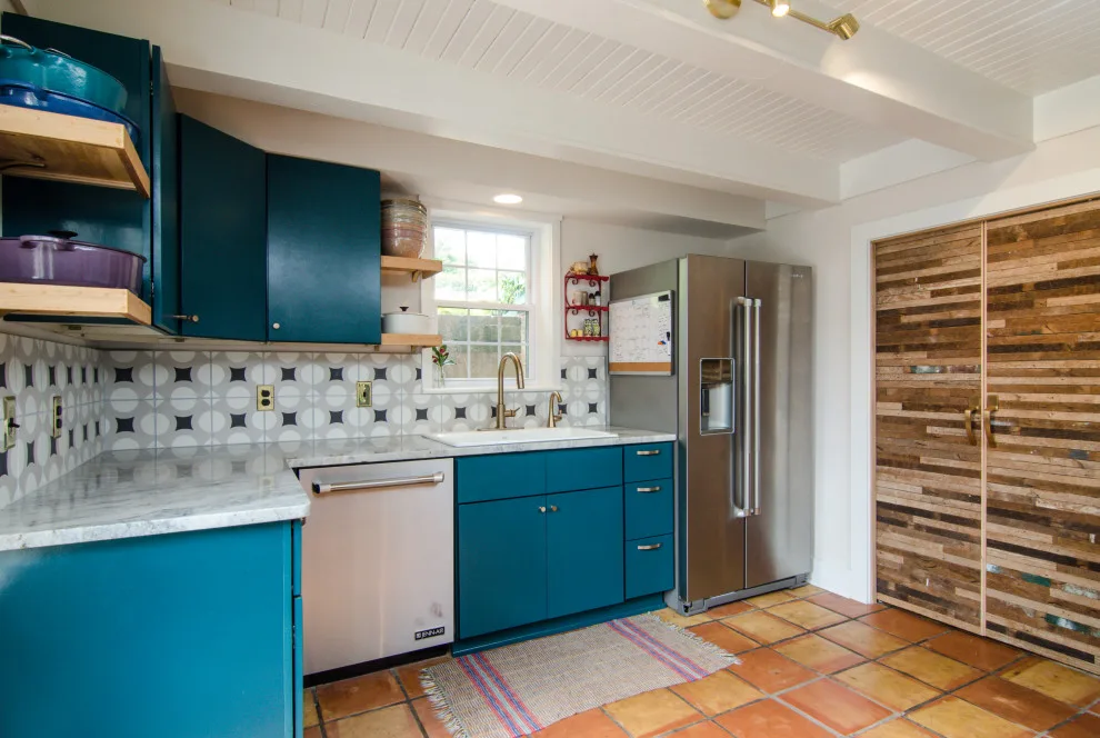 Vibrant and Daring Home Renovation by Building Company Number 7, Inc. - Photo 22