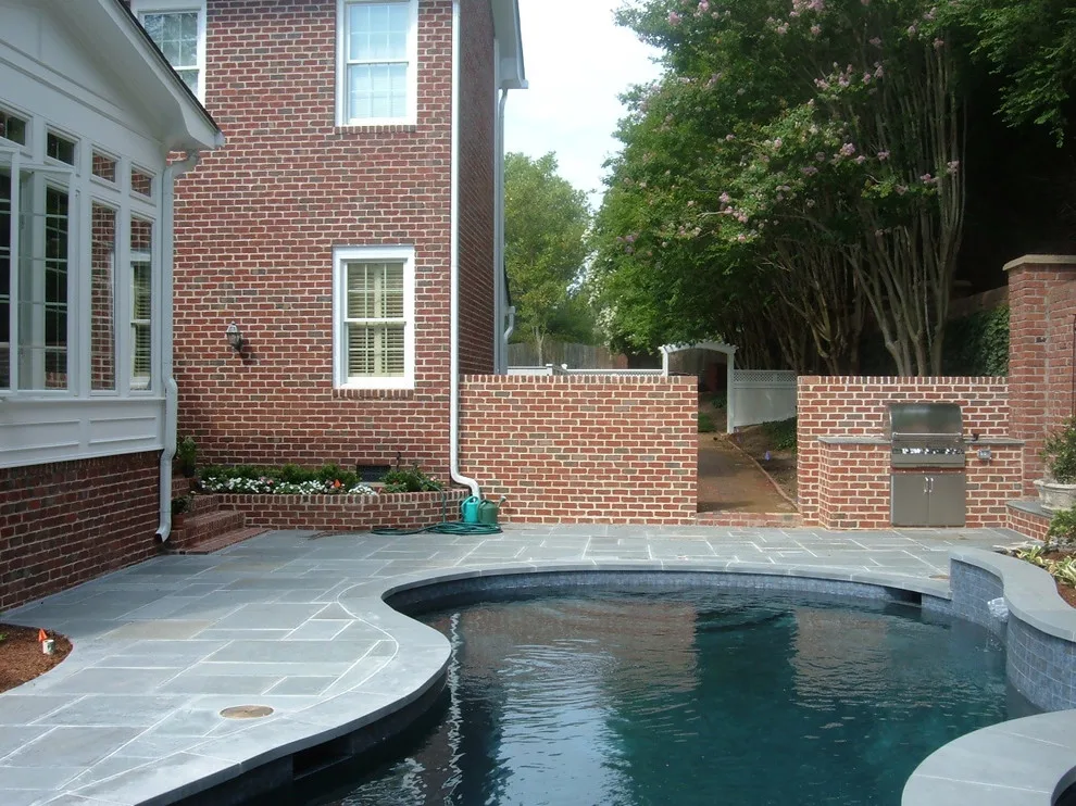 Broadbay Bluestone Patio and Pool at Great Neck by Mike Simon Construction Corp - Photo 2