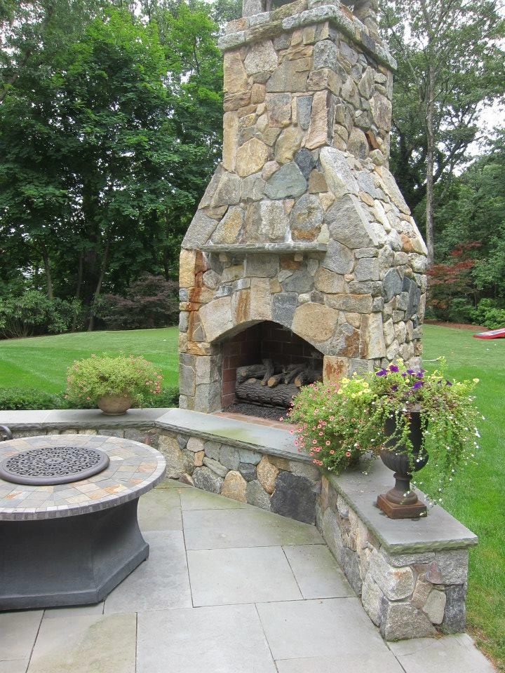 Firepits and Fireplaces by Belmont Landscape And Tree Service - Photo 7