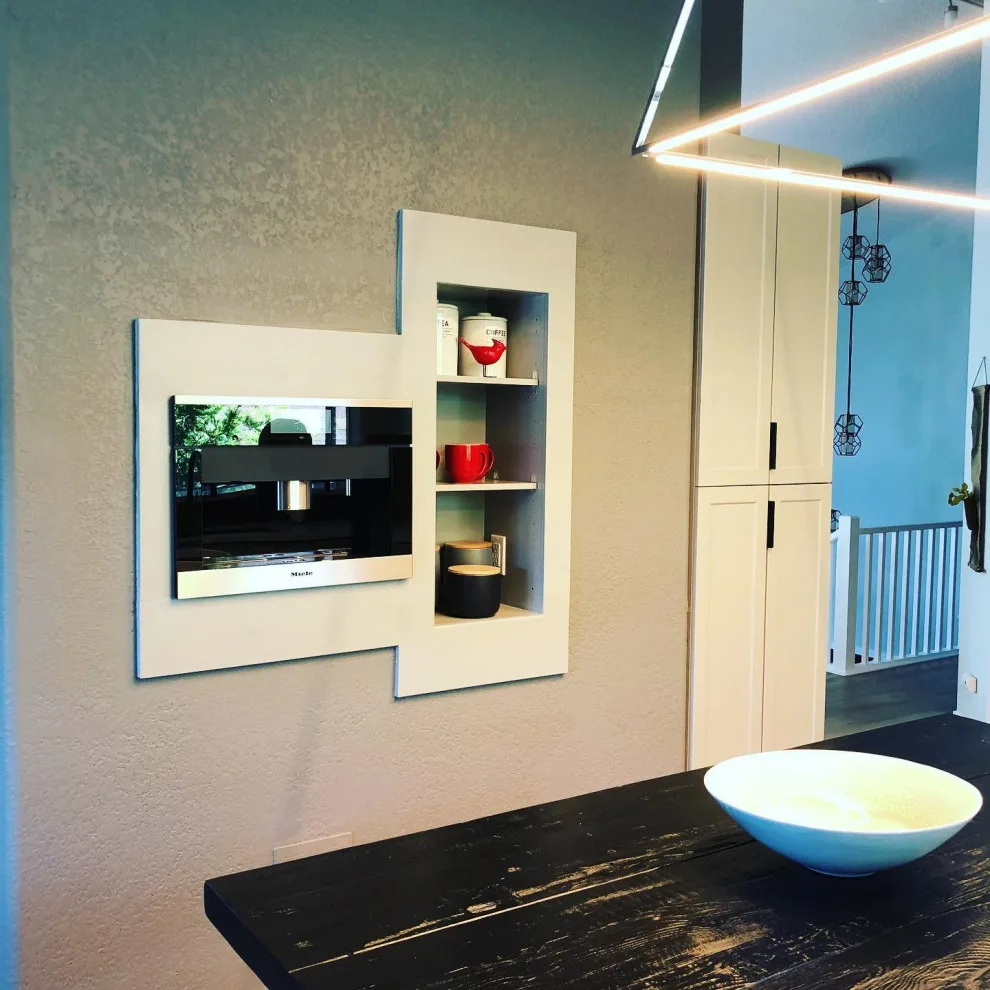 Integrated Miele Coffee Unit and Storage Solutions by Lake Tahoe Construction Services, INC. - Photo 2